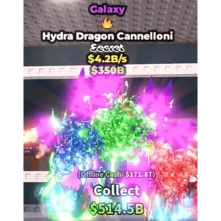 🌌 FIRE TRAIT!!! Galaxy Hydra Dragon Cannelloni 4.2B/s (Steal A Brainrot) 🐉