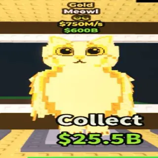🦉 [OG] Gold Meowl 750M/s 🐱 - SAB (Fast Delivery)