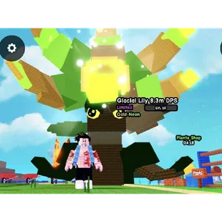 🏵️ 2x Gold - Neon Glacial Lily 8.3M DPS - PVB (Fast Delivery)