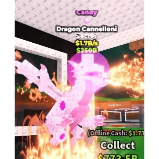 🍬 BUBBLEGUM  TRAIT!!! Candy Dragon Cannelloni 1.7B/s (Steal A Brainrot)