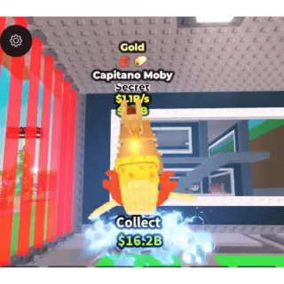 🏆 2 TRAITS!!! Gold Capitano Moby 1.1B/s - SAB (Fast Delivery)