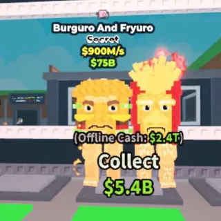 🍔 1 TRAIT!!! Burguro and Fryuro 900M/s - SAB (Fast Delivery)