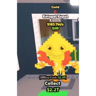 ⚜️ 1 TRAIT!!! Gold Ketupat Kepat 183M/s- SAB (Fast Delivery)