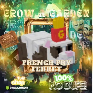 HUGE RAINBOW FRENCH FRY FERRET