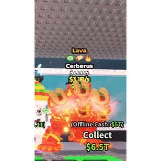 🌋 3 TRAITS!!! Lava Cerberus 3.1B/s - SAB (Fast Delivery)