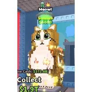 🦉 2 TRAITS!!! [OG] Meowl 4.3B/s  - SAB (Fast Delivery)