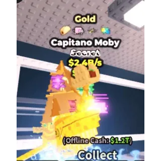 🏆 4 TRAITS!!! Gold Capitano Moby 2.4B/s - SAB (Fast Delivery)