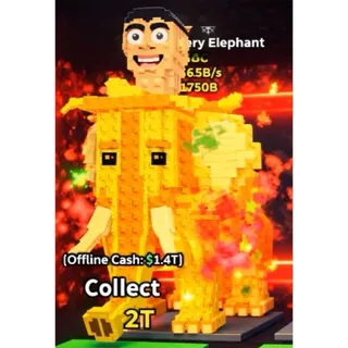 👑 3 TRAITS!!! [OG] Strawberry Elephant 6.5B/s 🍓 - SAB (Fast Delivery)