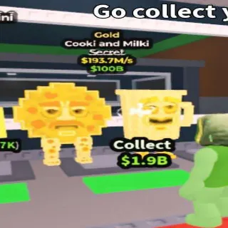 ⚜️ Gold Cooki and Milki 193.7M/s - Steal A Brainrot