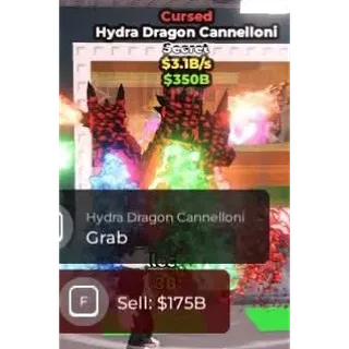 👹 CURSED Hydra Dragon Cannelloni 3.1B/s (Steal A Brainrot) 🐉