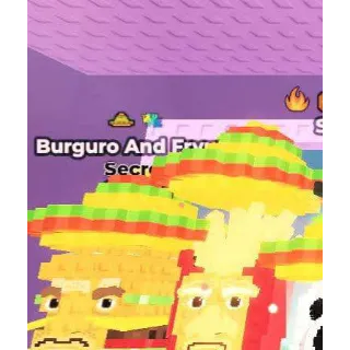 🍔 2 TRAITS!!! Burguro and Fryuro 1.3B - SAB (Fast Delivery)