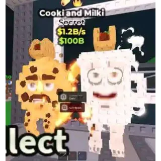 🔥 2 TRAITS!!! Cooki and Milki 1.2B/s - SAB (Fast Delivery)