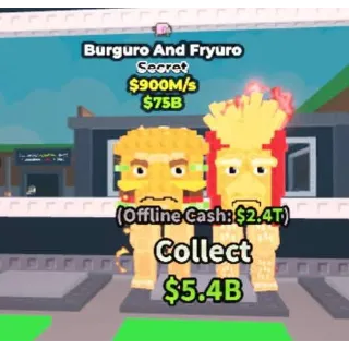 🍔 1 TRAIT!!! Burguro and Fryuro 900M/s - SAB (Fast Delivery)