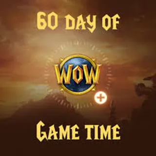 World of warcraft (US) 60 days game time (retail/classic/classic:Mop)