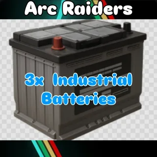 3 Industrial Batteries