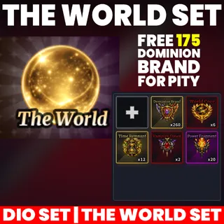 THE WORLD SET + FREE 175 DOMINION BRAND FOR TITLE PITY