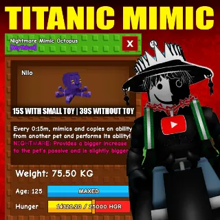 TITANIC MIMIC 15S CD (SMALL TOY)