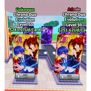 UNKNOWN CHRONO DUO EVOLUTION + ADMIN CHRONO DUO EVOLUTION