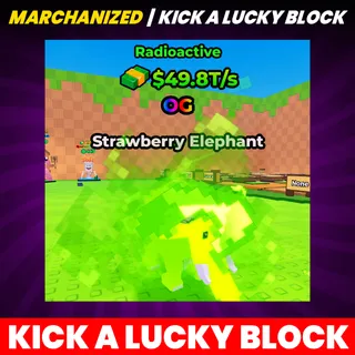 49T/s STRAWBERRY ELEPHANT | KICK A LUCKY BLOCK