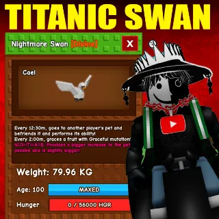 TITANIC NIGHTMARE SWAN