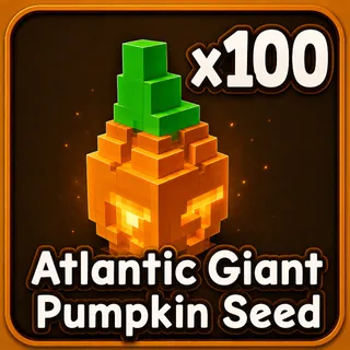 100X ATLANTIC GIANT PUMPKIN SEED