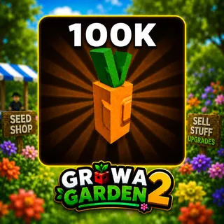 100K CARROT SEED | GROW A GARDEN 2