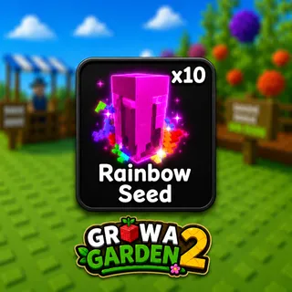 10 RAINBOW SEED | GROW A GARDEN 2
