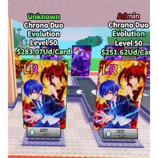 UNKNOWN CHRONO DUO EVOLUTION + ADMIN CHRONO DUO EVOLUTION