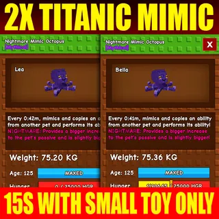 2X TITANIC MIMIC 15S CD (SMALL TOY)
