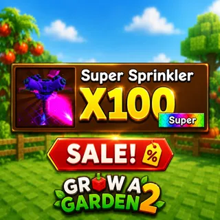 SUPER SPRINKLER X100 | GROW A GARDEN 2