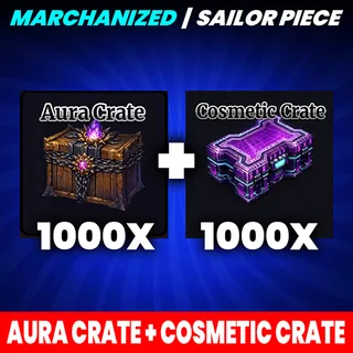 1000 AURA CRATE + 1000 COSMETIC CRATE