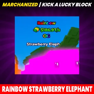 RAINBOW STRAWBERRY ELEPHANT | 186T/S