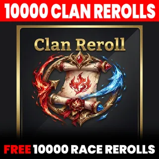 10000 CLAN REROLLS + 10000 RACE REROLLS | SAILOR PIECE