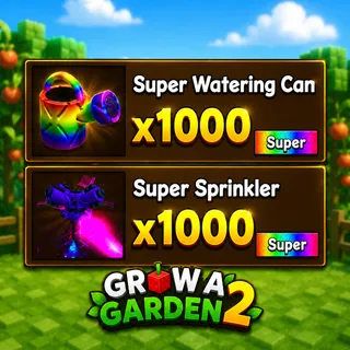 1000 SUPER WATERING CAN + 1000 SUPER SPRINKLER