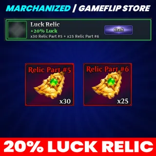 20% LUCK RELIC | SAILOR PIECE