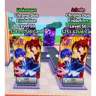 UNKNOWN CHRONO DUO EVOLUTION + ADMIN CHRONO DUO EVOLUTION