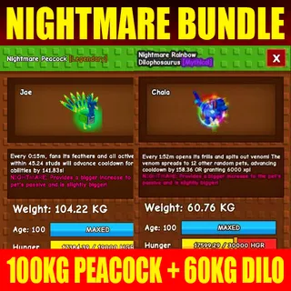 15S PEACOCK + HUGE RBH DILO