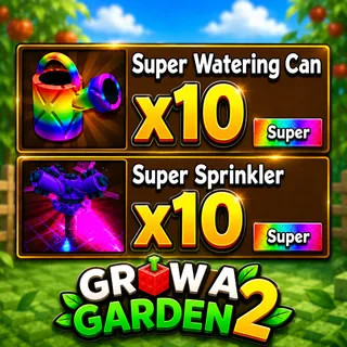 10 SUPER SPRINKLER + 10 SUPER WATERING CAN