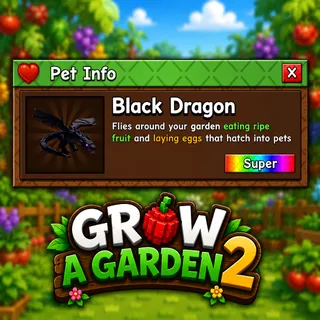 BLACK DRAGON | GROW A GARDEN 2