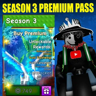 PREMIUM PASS + SKIP ALL TIERS | GROW A GARDEN