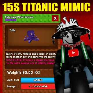 TITANIC MIMIC 15S CD