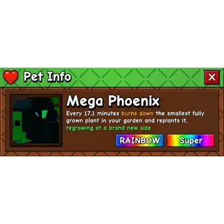 MEGA RAINBOW PHOENIX | GROW A GARDEN 2