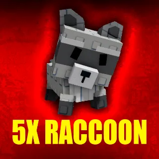 5X RACCOON | GROW A GARDEN