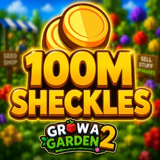 100M SHECKLES | GROW A GARDEN 2