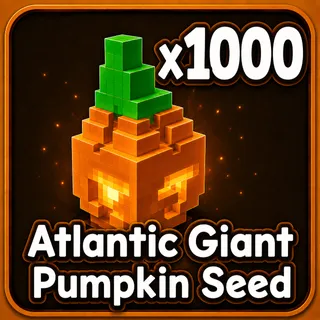 100X ATLANTIC GIANT PUMPKIN SEED