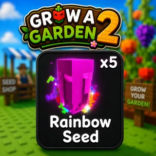 5X RAINBOW SEED | GROW A GARDEN 2