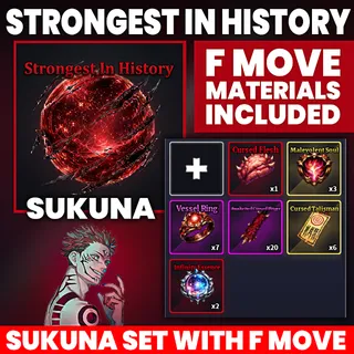 STRONGEST IN HISTORY SET (SUKUNA) + F MOVE | SAILOR PIECE