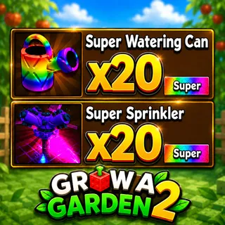 20 SUPER SPRINKLER + 20 SUPER WATERING CAN