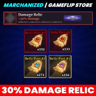 30% DAMAGE RELIC | SAILOR PIECE