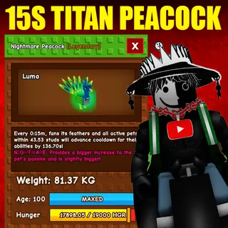 TITANIC NIGHTMARE PEACOCK 15S CD